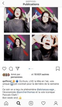 Post Instagram Aloïse Sauvage