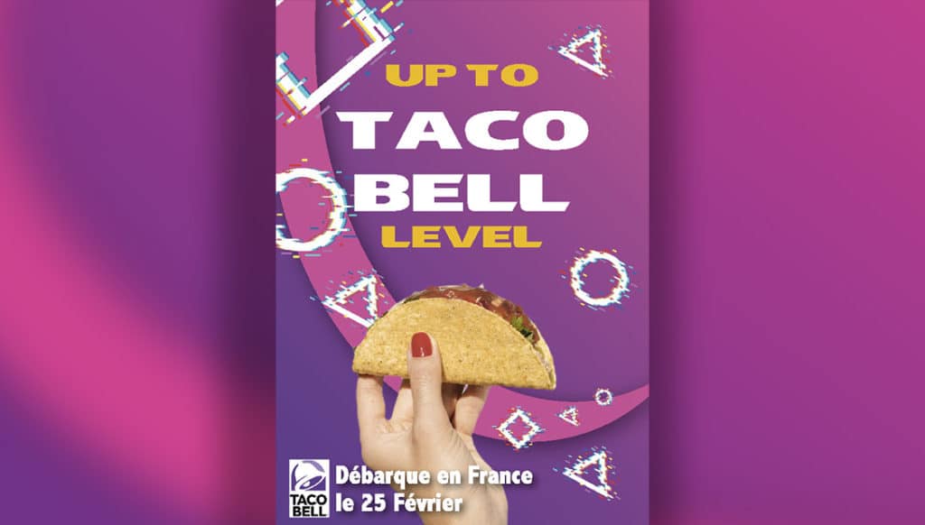 Affiche création Pub Taco bell Antoine Monnier