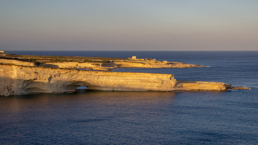 Malta landscape sea St. Peter's Pool